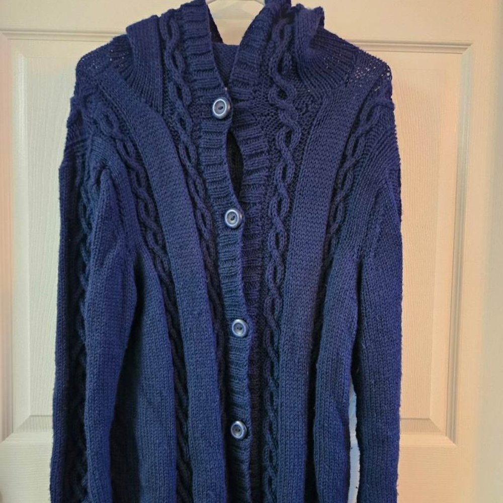 Handmade Knit Cardigan Sweater